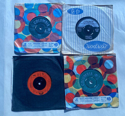 Instrumental Vinyl Singles Bundle Vangelis John Barry Sandy Nelson