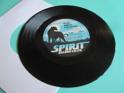 RUSS ABBOT - ATMOSPHERE 7" VINYL SINGLE 1984 SPIRIT RECORDS FIRE4