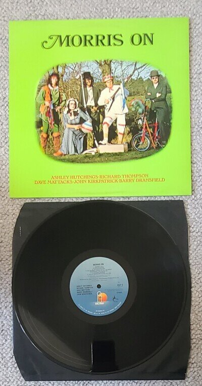 ASHLEY HUTCHINGS/RICHARD THOMPSON-MORRIS ON-UK ISSUE LP ON ISLAND-1972-V.G.COND