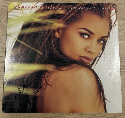 Vanessa Williams Signed The Comfort Zone Vinyl. Devil Wears Prada Autographed LP