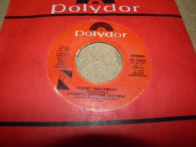 ATLANTA RHYTHM SECTION- SILENT TREATMENT VINYL 7" 45RPM CO