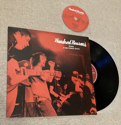 Hundred Reasons Live at the Lemon Grove VINYL LP Record + CD FFO emo far hum ash
