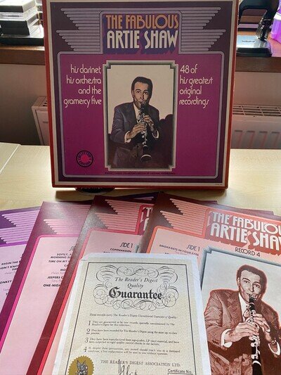 Artie Shaw - The Fabulous Artie Shaw 4xLP Vinyl 12” VGC