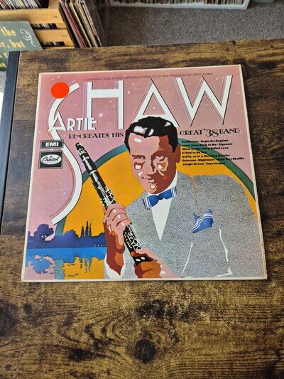 Artie Shaw Recreates His Great '38 Band - Capitol - Stereo - 1968 - UK - VG+ -