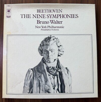 Beethoven The Nine Symphonies: Bruno Walter New York Philharmonic Vinyl Box Set