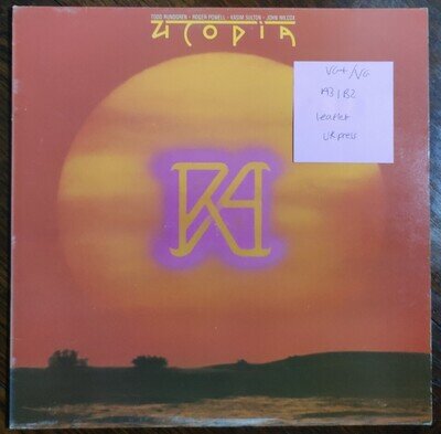 Utopia Ra Vinyl Record VG+/VG K55514 1977