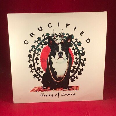 ARMY OF LOVERS Crucified 1992 UK 3-track 12" vinyl single original mix WOKT2017