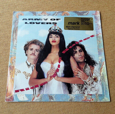 ARMY OF LOVERS Ride the Bullet SWEDEN 7" (1990) Rare Swedish Pressed 7" Great PS