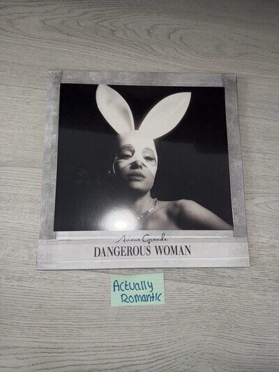 ARIANA GRANDE DANGEROUS WOMAN 10TH ANNIVERSARY WHITE CLEAR 2LP 2026 ART VINYL