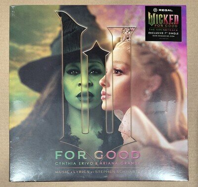 Wicked (Ariana Grande, Cynthia Erivo) For Good 7" Vinyl Regal Cinemas Exclusive
