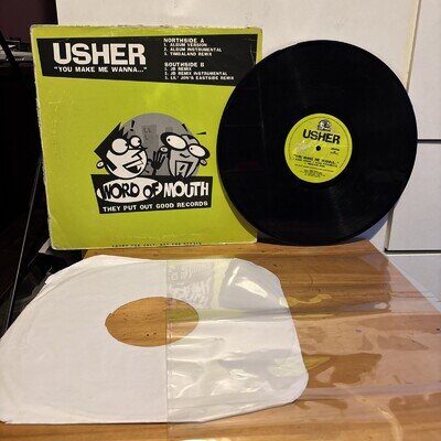 Usher -You Make Me Wanna... 12" Vinyl Record Promo Remixes