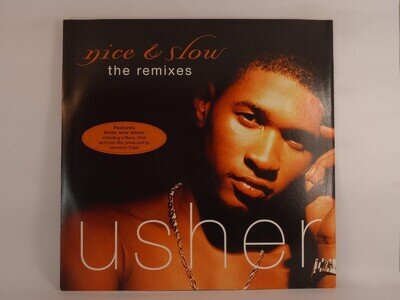 USHER NICE & SLOW (99) 4 Track 12" Single including Picture Sleeve ARISTA/BMG
