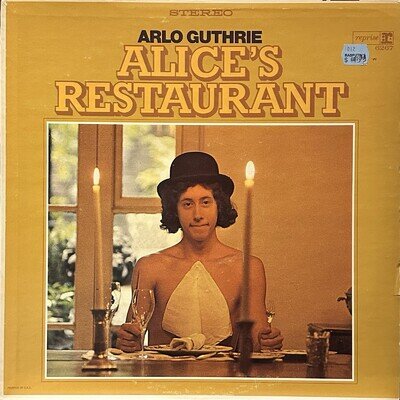 Arlo Guthrie - Alice’s Restaurant Vinyl LP Album Repress, 1968, US, RS 6267