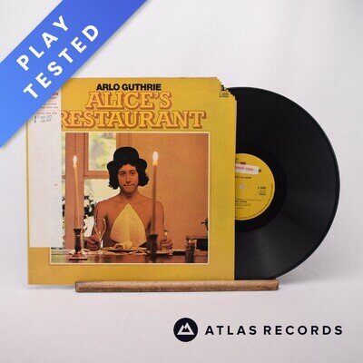 Arlo Guthrie Alice's Restaurant Reissue LP Album Vinyl Record K 44045 - VG+/EX