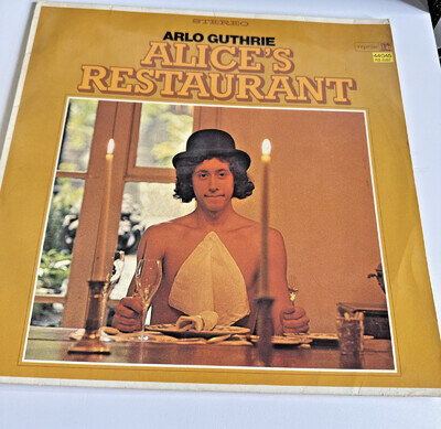 ARLO GUTHRIE – ALICE'S RESTAURANT - Vintage Vinyl 1967 Reprise/WB Records