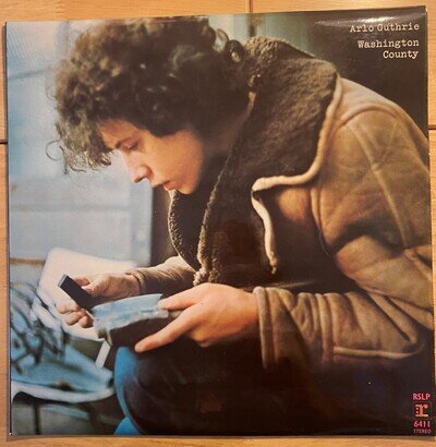 Arlo Guthrie - Washington County - UK Vinyl LP 1st Pressing - Ex+/Ex+