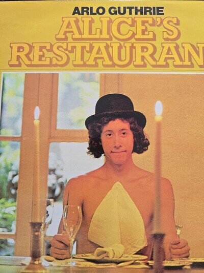 Arlo Guthrie Alice's Restaurant Vinyl LP (1967, Reprise) K44045 UK reissue