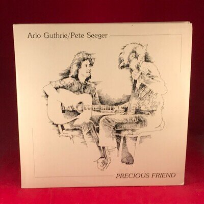 ARLO GUTHRIE PETE SEEGER Precious Friend 1982 portugal Double Vinyl LP record