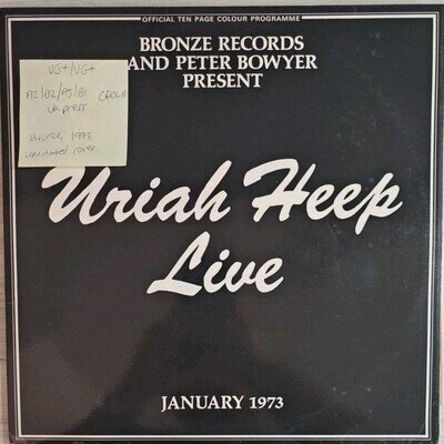 Uriah Heep Live Vinyl Record VG+/VG+ BRSP1 1973