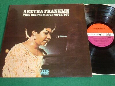 Aretha Franklin This Girl's in Love with You Orig 1970 Red/Plum Atlantic LP EX!!
