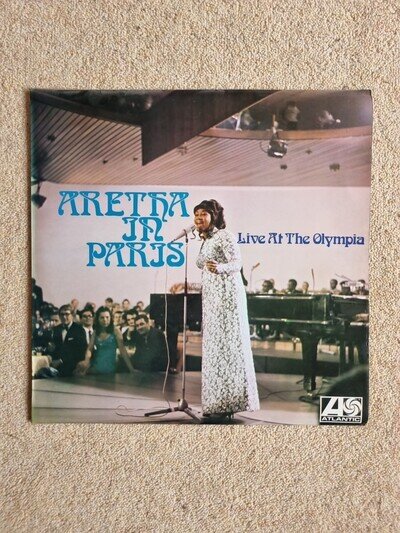 Aretha Franklin - Aretha In Paris Vinyl LP Atlantic Records UK 1968