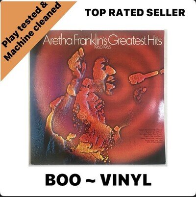 ARETHA FRANKLIN GREATEST HITS BEST OF VINYL LP RECORD 1960- 65 SOUL EX / EX