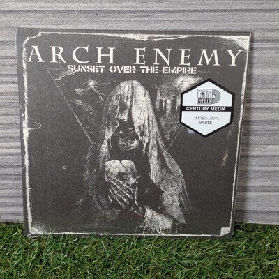 Arch Enemy Sunset Over The Empire Limited Edition White Vinyl 7" 45rpm Sealed