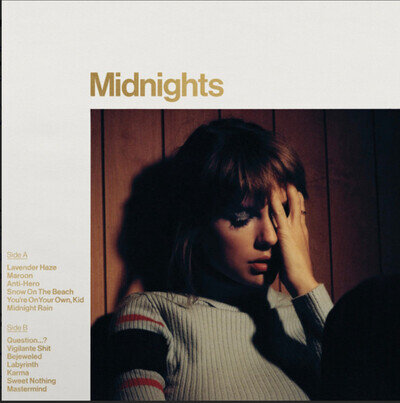 Taylor Swift - Midnights, Mahogany Vinyl LP - New & Sealed
