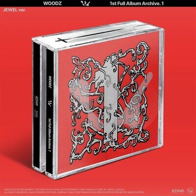 WOODZ [ARCHIVE. 1] 1st Full Album JEWEL Ver/2CD+5 Card+17 Sticker+Photo Book+POB