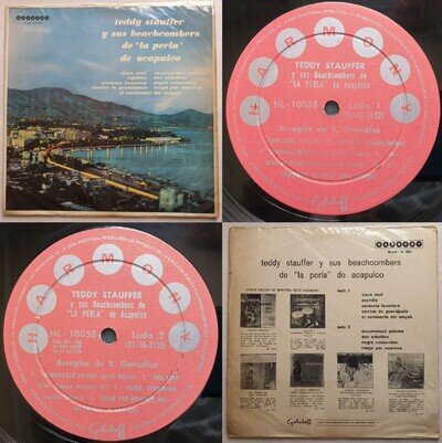 TEDDY STAUFFER HERMANITAS JULIEN ACAPULCO 1969 MONO UNIQ CVR RARE CHILEAN PRESS!