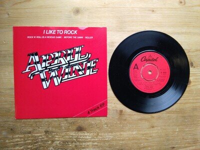 April Wine I Like To Rock 4 Track EP Excellent 7" Vinyl Record CL16121