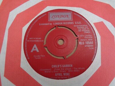April Wine - Child's Garden - London Demo 45