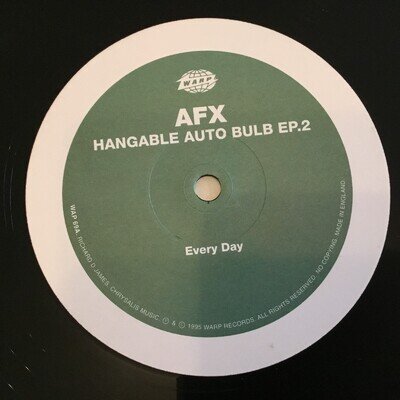 AFX - HANGABLE AUTO BULB EP.2 - APHEX TWIN - 1995 ORIGINAL - VG++