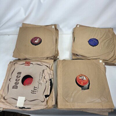 Job Lot Of 50+ Antique Record