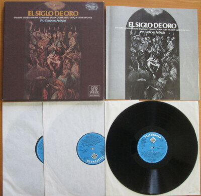 6.35371 El Siglo De Oro Pro Cantione Antique Spanish Church Music 3LP Telefunken