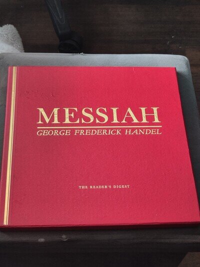 Messiah George Frederick Handel Readers Digest BoxSet of 3 Vinyl 12" LPs Antique