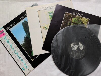 ULTRAVOX / JOHN FOXX - THE GARDEN - JAPAN JAPANESE LP + OBI + 2 x G/FOLD INSERT
