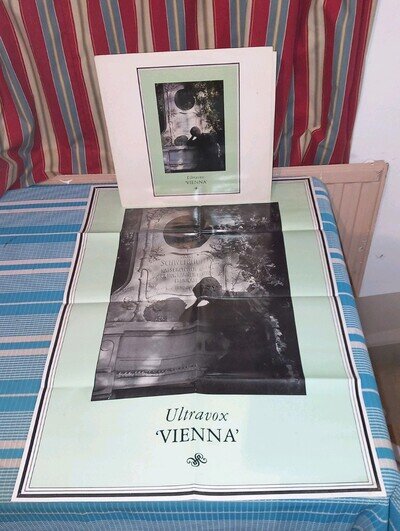 Ultravox Vienna 12" Vinyl Single Record CHS122481 Chrysalis & Rare Promo Poster