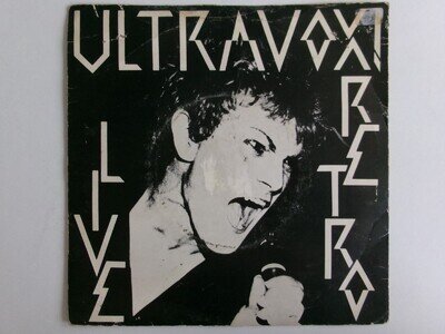 ULTRAVOX ! RETRO LIVE EP ISLAND IEP 8 JOHN FOXX PUNK NEW WAVE