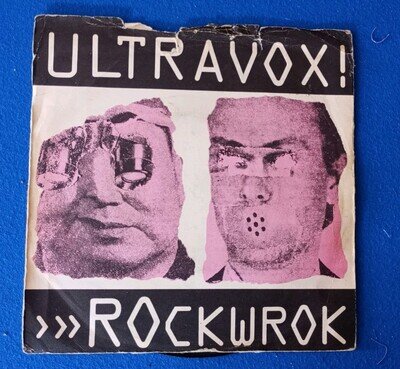 Ultravox Rockwrok Vinyl Single Record Punk / New Wave VG
