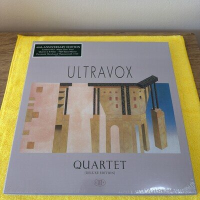 ULTRAVOX: Quartet. Limited 4 x Clear Vinyl LP Box Set. Brand New & Sealed