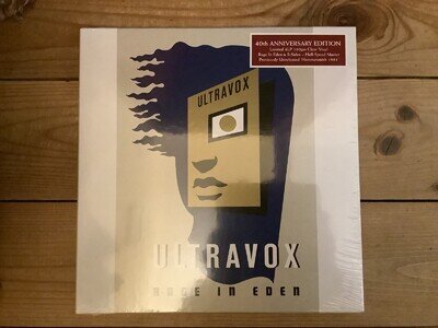 Ultravox - Rage In Eden 40th Anniversary 2" Clear Vinyl 4 discs ***NEW***