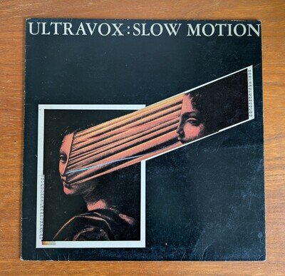 Ultravox 'Slow Motion' limited edition 12" clear vinyl Good/Fair pic cover Fair