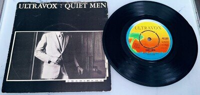 Ultravox Quiet Men 7" Single WIP 6459 EX 1978 Island Records