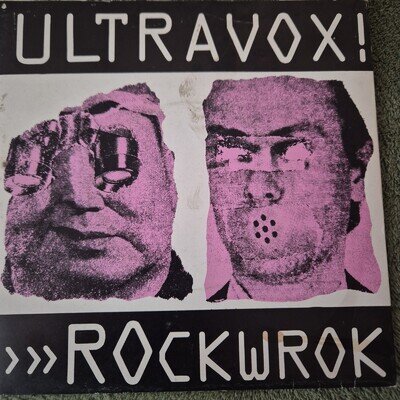 Ultravox - ROckwrok - 7" Vinyl Single Record - 1977 Island Records - WIP 6404