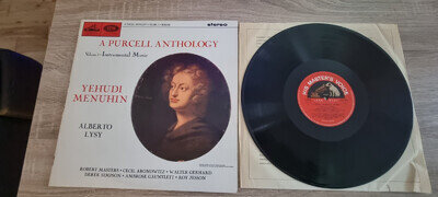 EMI LP ASD 635 S/C: A Purcell Anthology Volume 1 / Yehudi Menuhin etc. NM