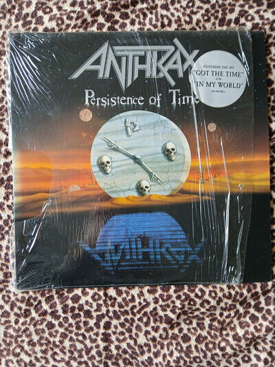 ANTHRAX - Persistence of Time - LP US 1990 Original - VG+/EX - SEE PICS