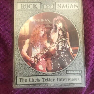 ANTHRAX - ROCK SAGAS LTD EDIT PICTURE DISCS. INTERVIEW