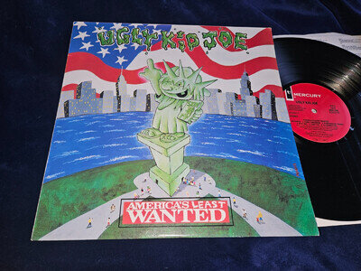 UGLY KID JOE-AMERICA'S LEAST WANTED-RARE 1992 MERCURY LP +INNER ALT/METAL-Nm/Ex+