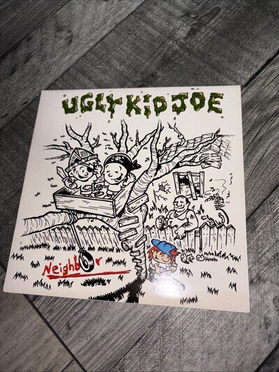 Ugly Kid Joe - Neighbor - 7” Vinyl Record Single - 1992 Mercury UK 1st Complete